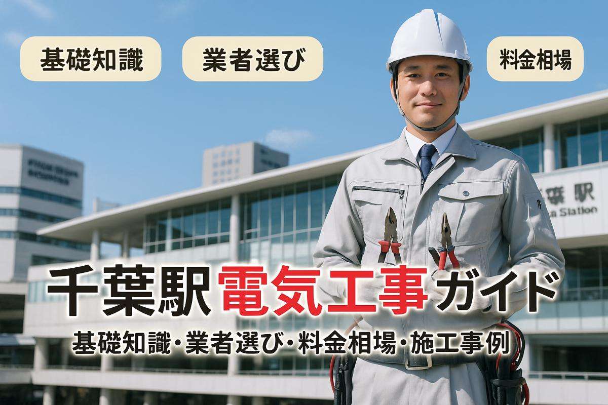 千葉駅周辺で電気工事の基礎知識と業者選び完全ガイド！料金相場と施工事例も解説