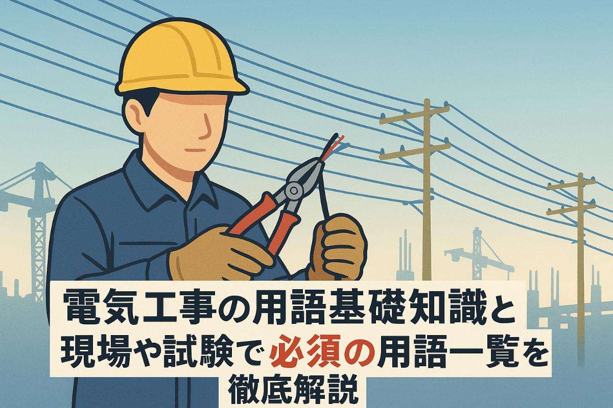 電気工事の用語基礎知識と現場や試験で必須の用語一覧を初心者向けに徹底解説