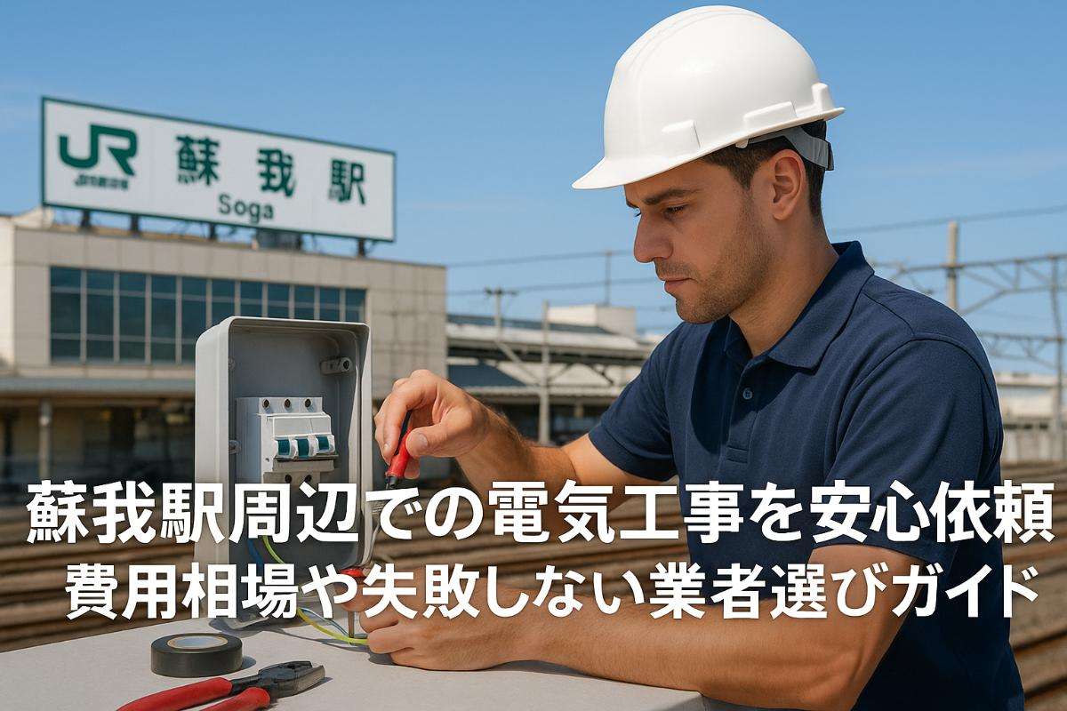 蘇我駅周辺での電気工事を安心依頼！費用相場や失敗しない業者選びガイド