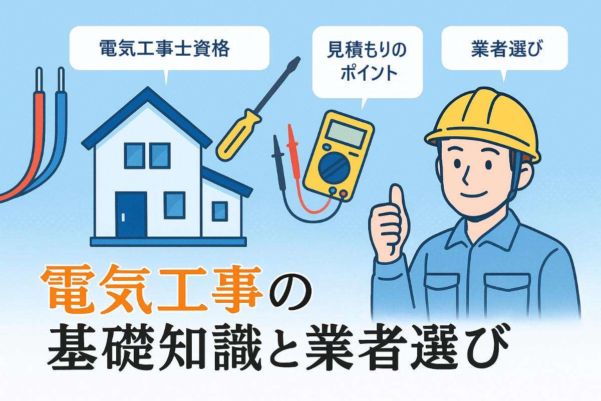 電気工事のポイントを解説！基礎知識・資格・費用・業者選びなど解説
