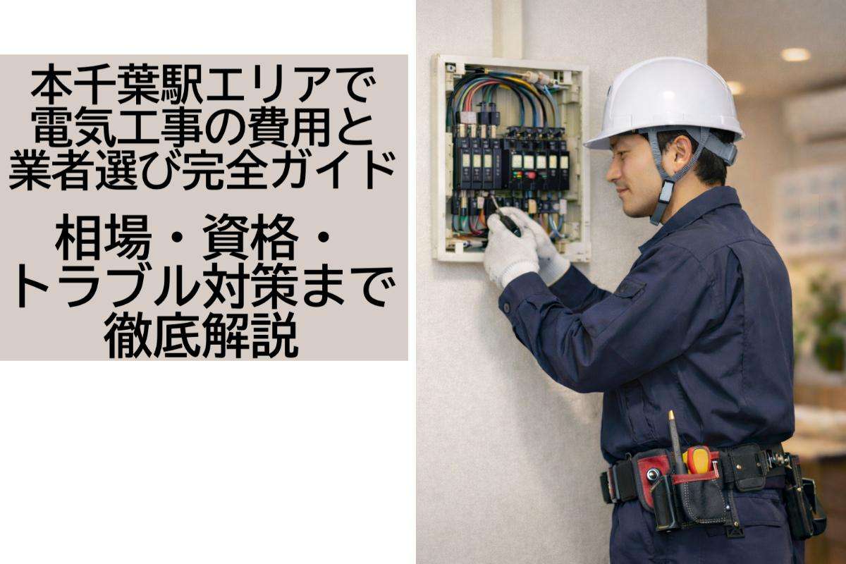 本千葉駅エリアで電気工事の費用と業者選び完全ガイド｜相場・資格・トラブル対策まで徹底解説