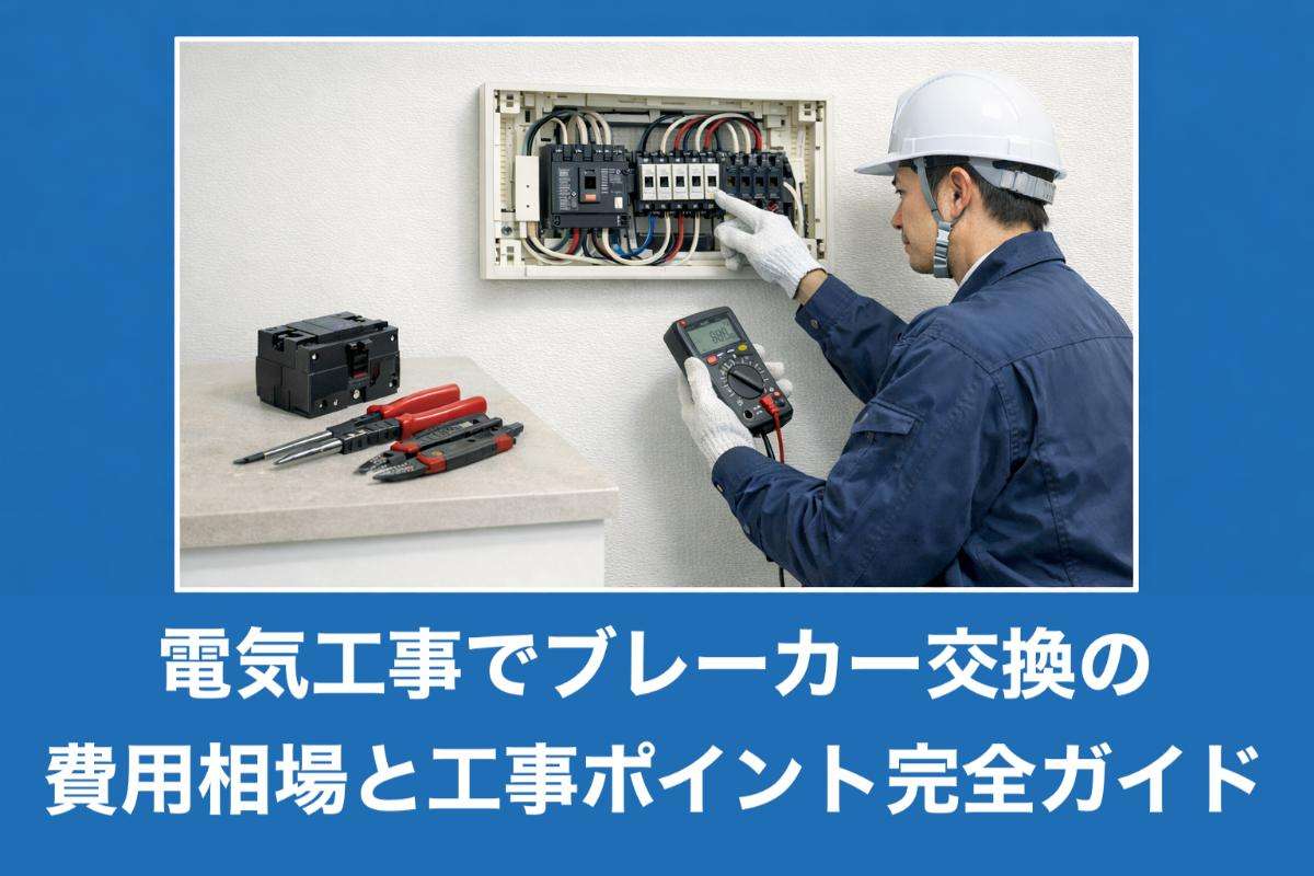 電気工事でブレーカー交換の費用相場と工事ポイント完全ガイド