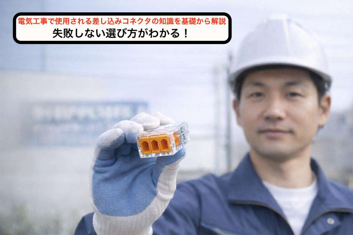電気工事で使用される差し込みコネクタの知識を基礎から解説・失敗しない選び方がわかる！