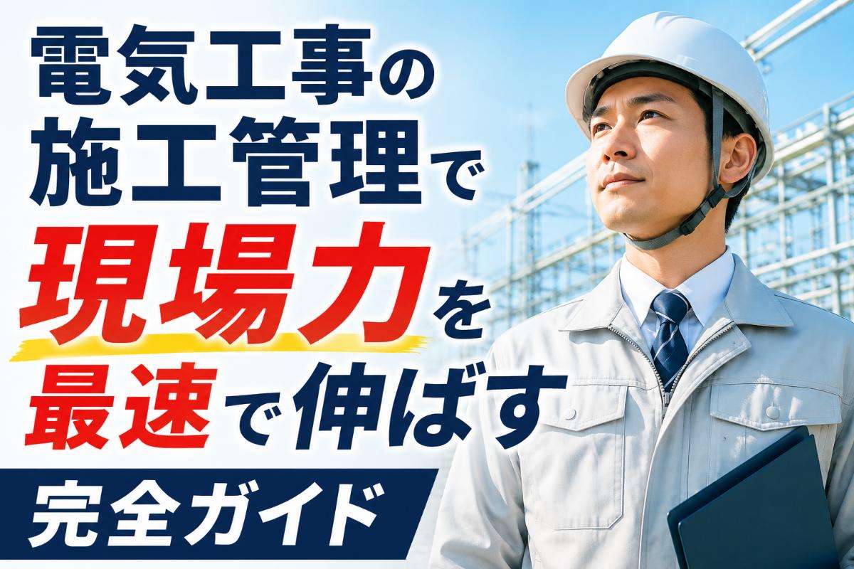 電気工事の施工管理で現場力を最速で伸ばす完全ガイド