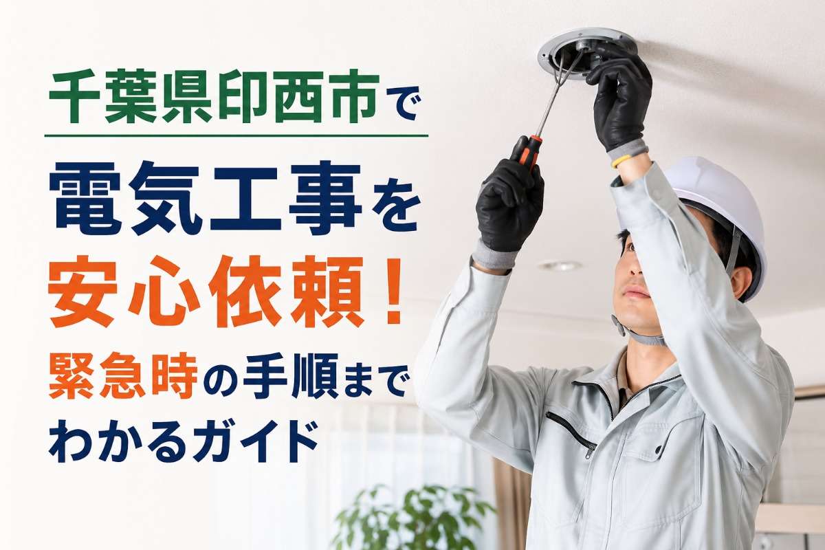 千葉県印西市で電気工事を安心依頼！緊急時の手順までわかるガイド
