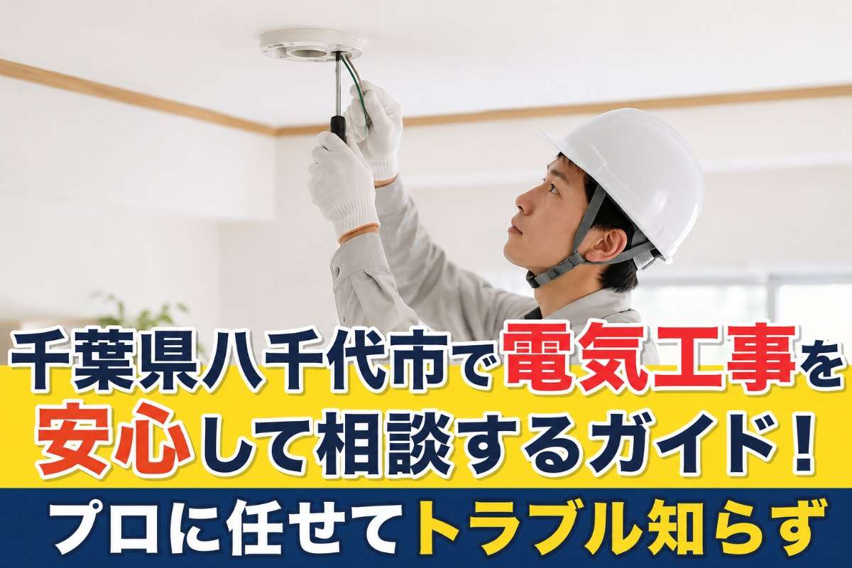 千葉県八千代市で電気工事を安心して相談するガイド！プロに任せてトラブル知らず